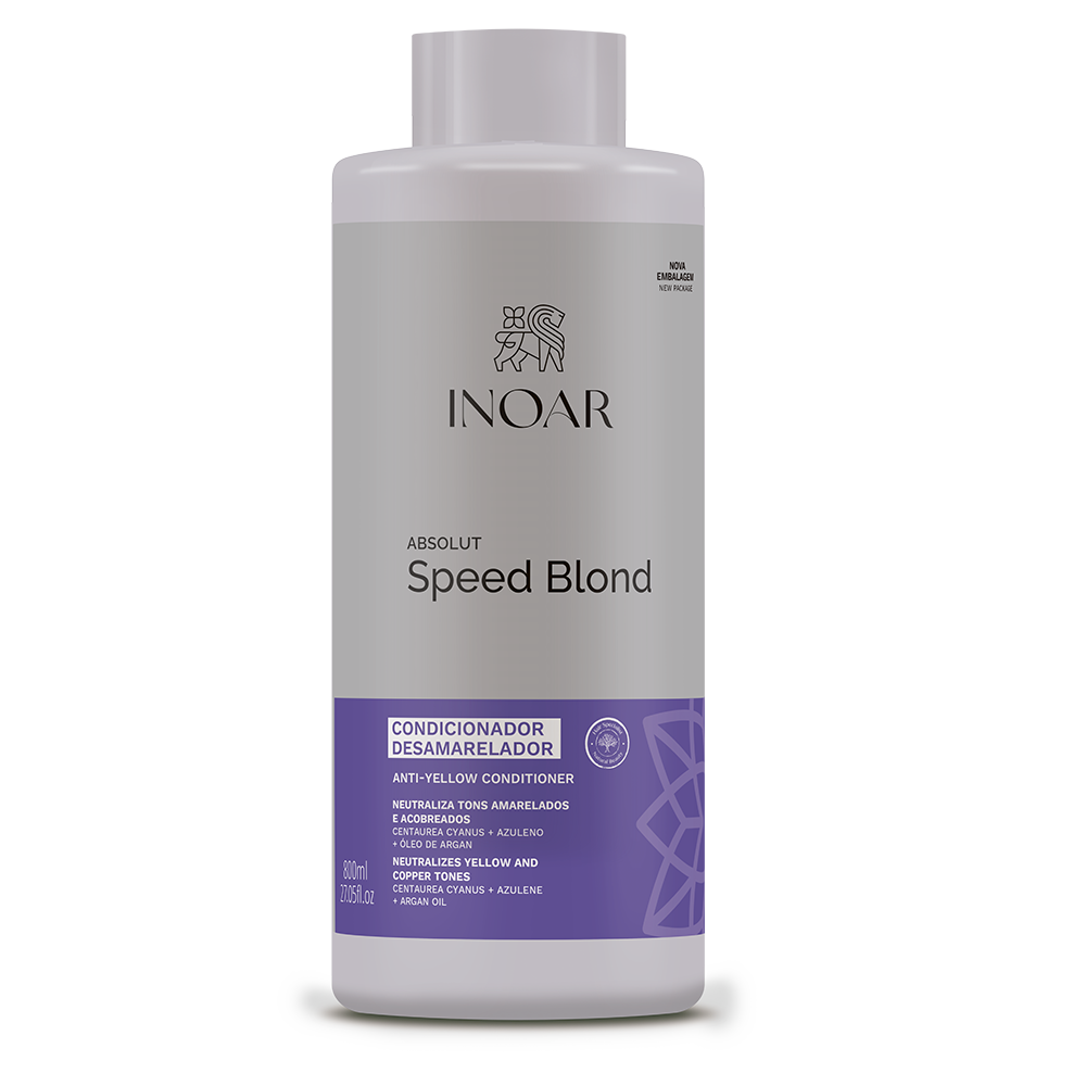 INOAR Absolut Speed Blond Conditioner - kondicionierius šviesiems plaukams 800 ml