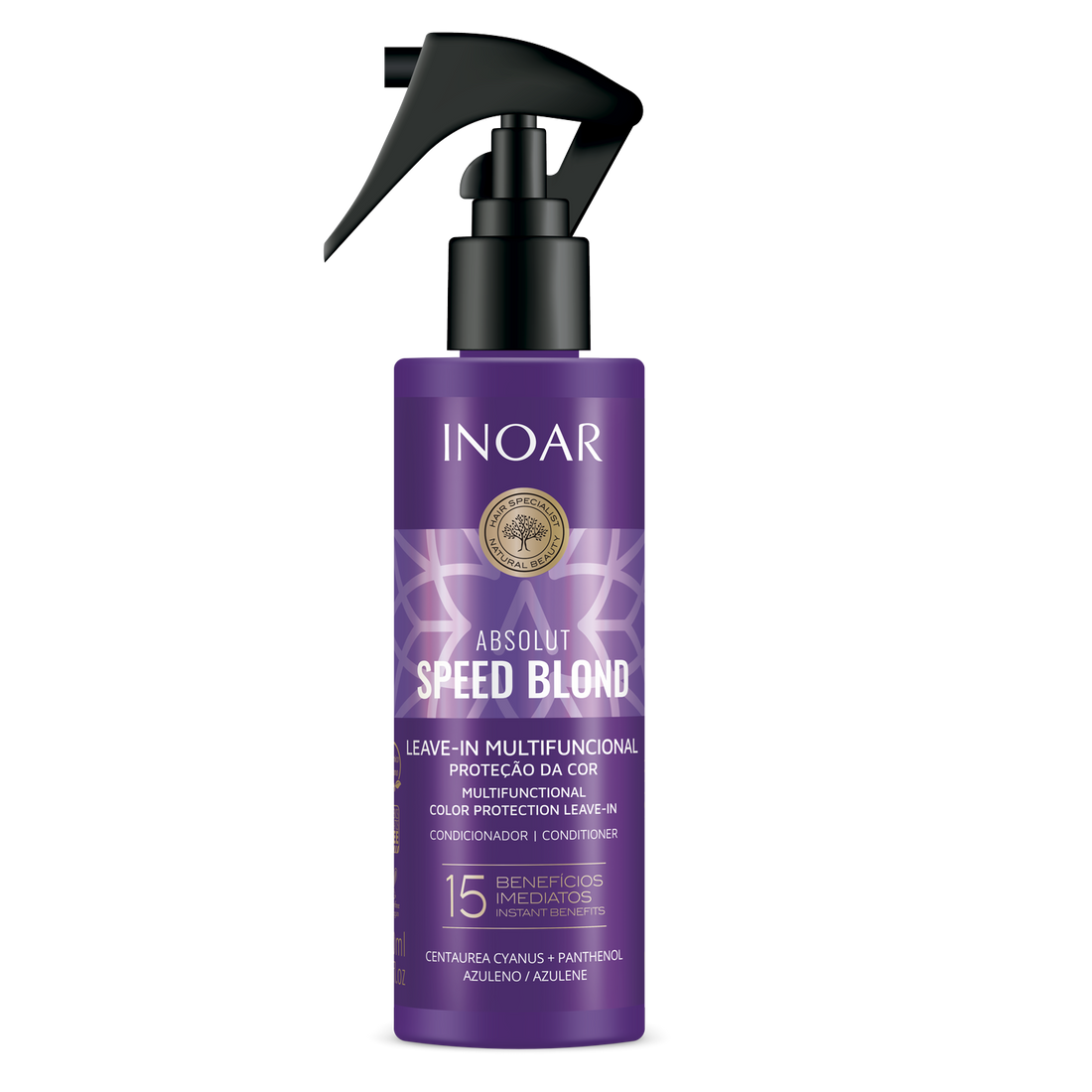 INOAR Absolut Speed Blond Leave-in - nenuplaunamas, tonuojantis balzamas 200 ml