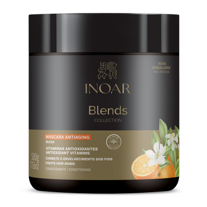 INOAR Blends Mask - kaukė su vitaminu C 250 g