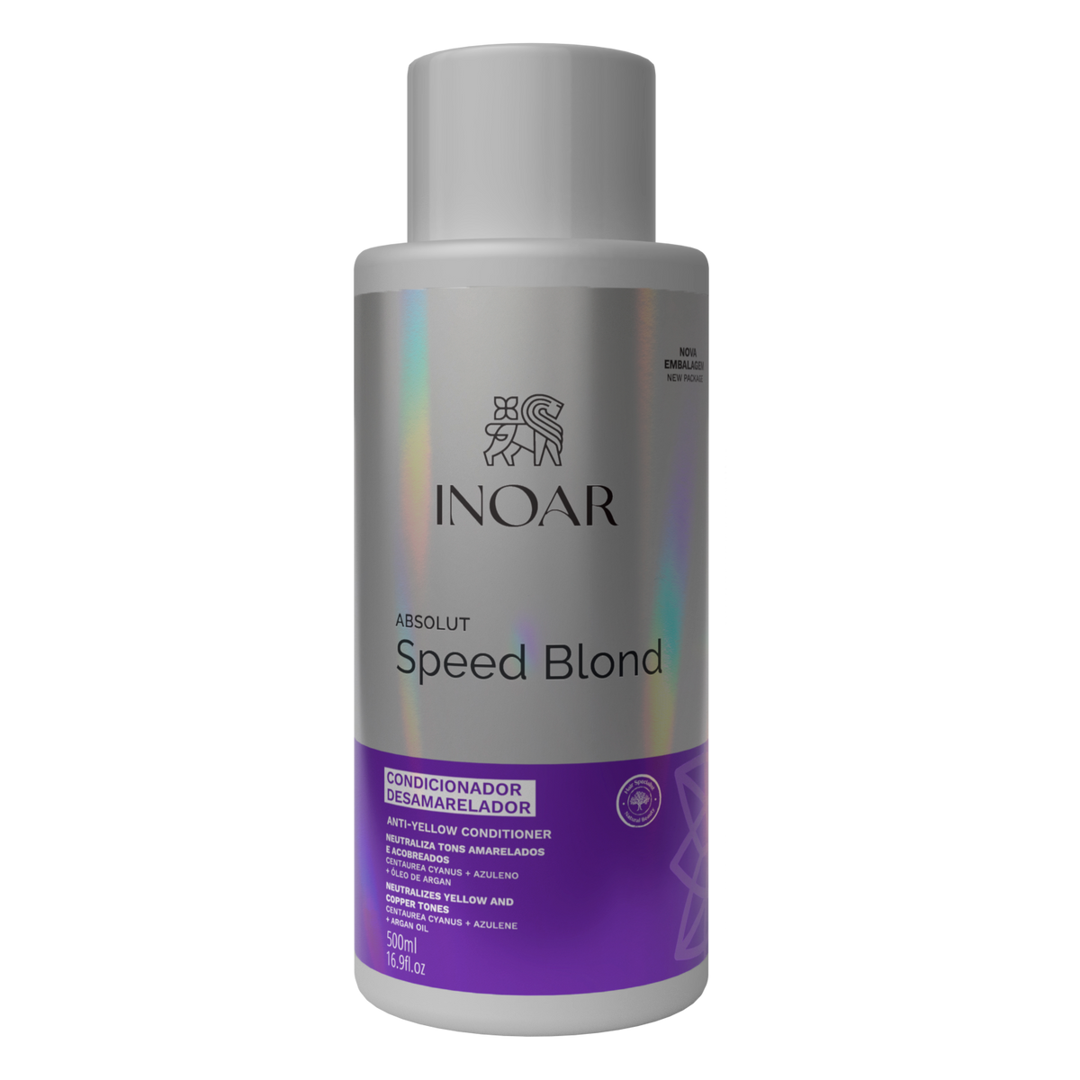 INOAR Absolut Speed Blond Conditioner - kondicionierius šviesiems plaukams 500/800 ml