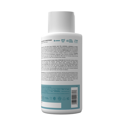 INOAR Meu Cacho Meu Crush Solution Conditioner - kondicionierius garbanotiems pažeistiems plaukams 500 ml