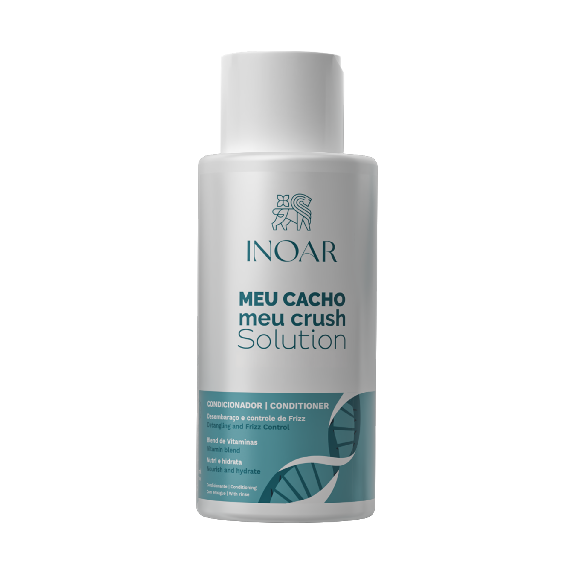 INOAR Meu Cacho Meu Crush Solution Conditioner - kondicionierius garbanotiems pažeistiems plaukams 500 ml