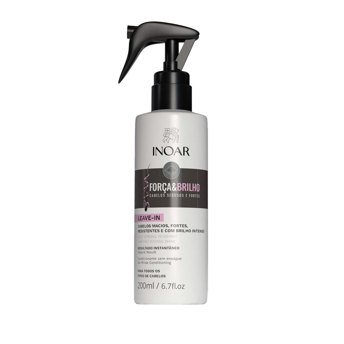INOAR Forca &amp; Brilho Leave-in - nenuplaunamas kondicionierius 200 ml