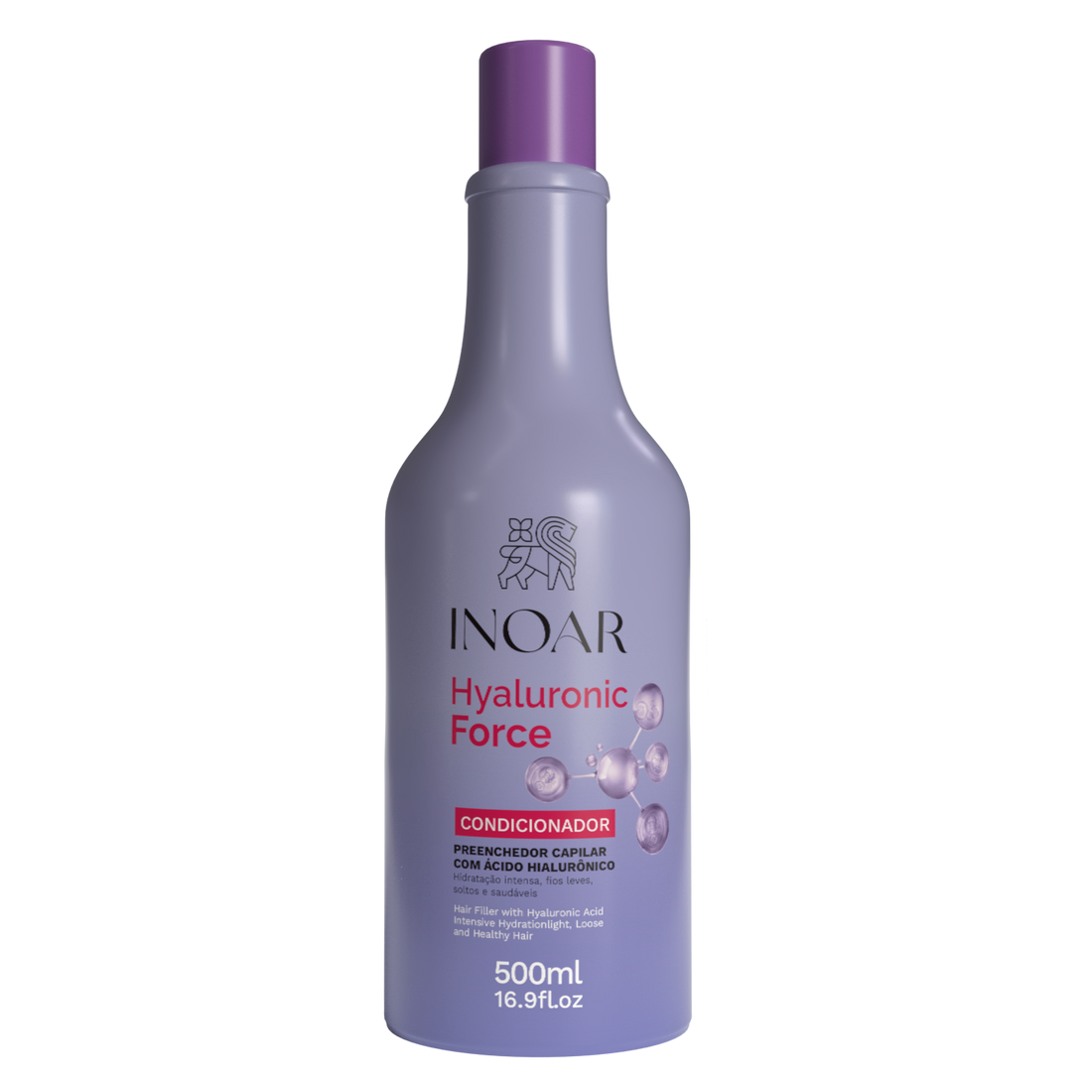 INOAR Hyaluronic Force Conditioner - intensyviai drėkinantis kondicionierius