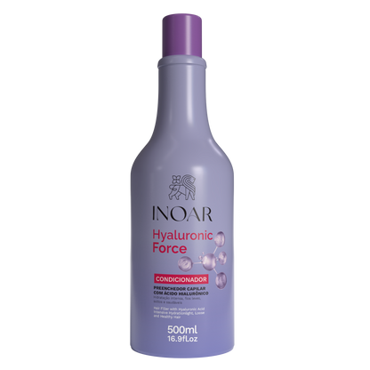 INOAR Hyaluronic Force Conditioner - intensyviai drėkinantis kondicionierius