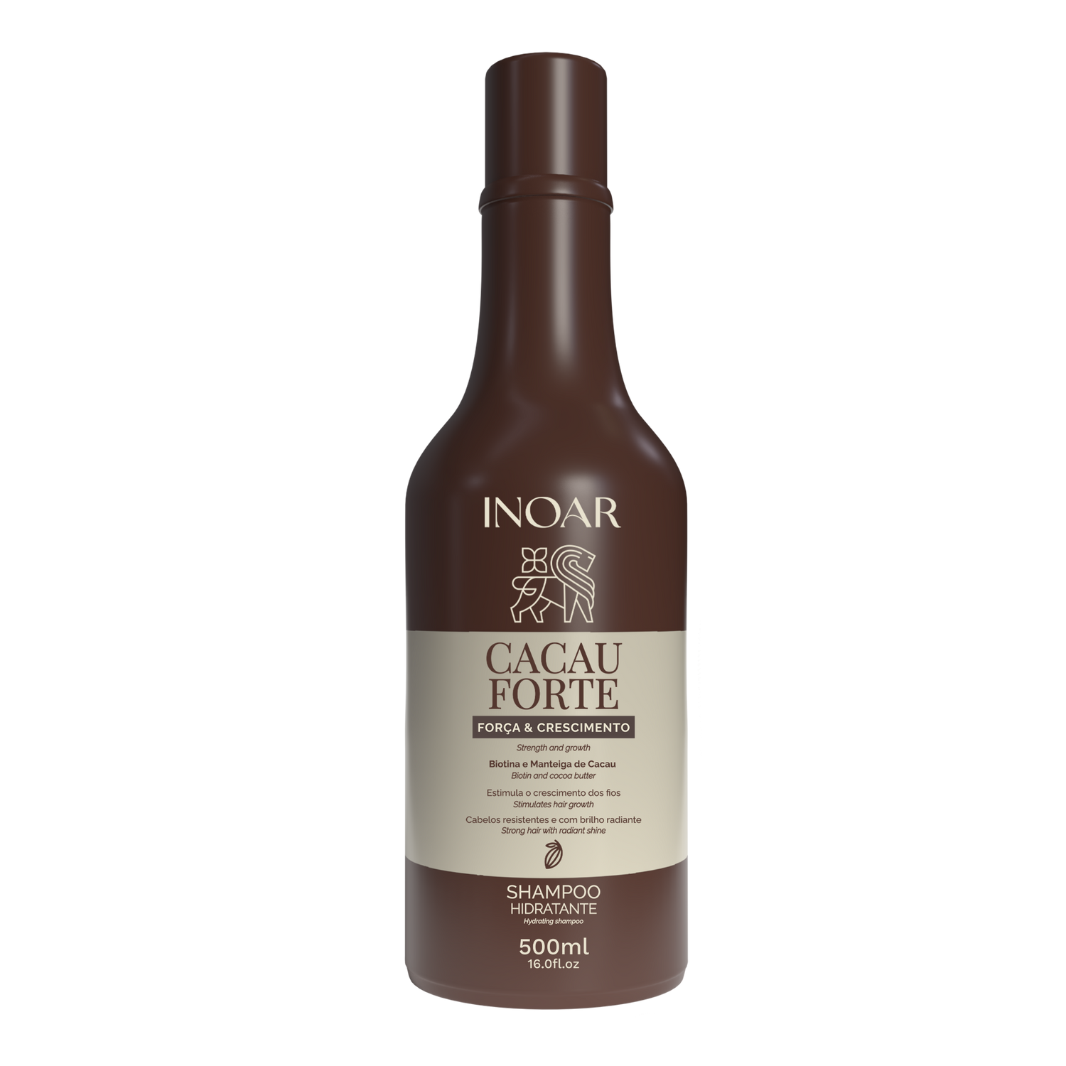 Inoar Cocoa Forte Shampoo - plaukus stiprinantis šampūnas su Biotinu