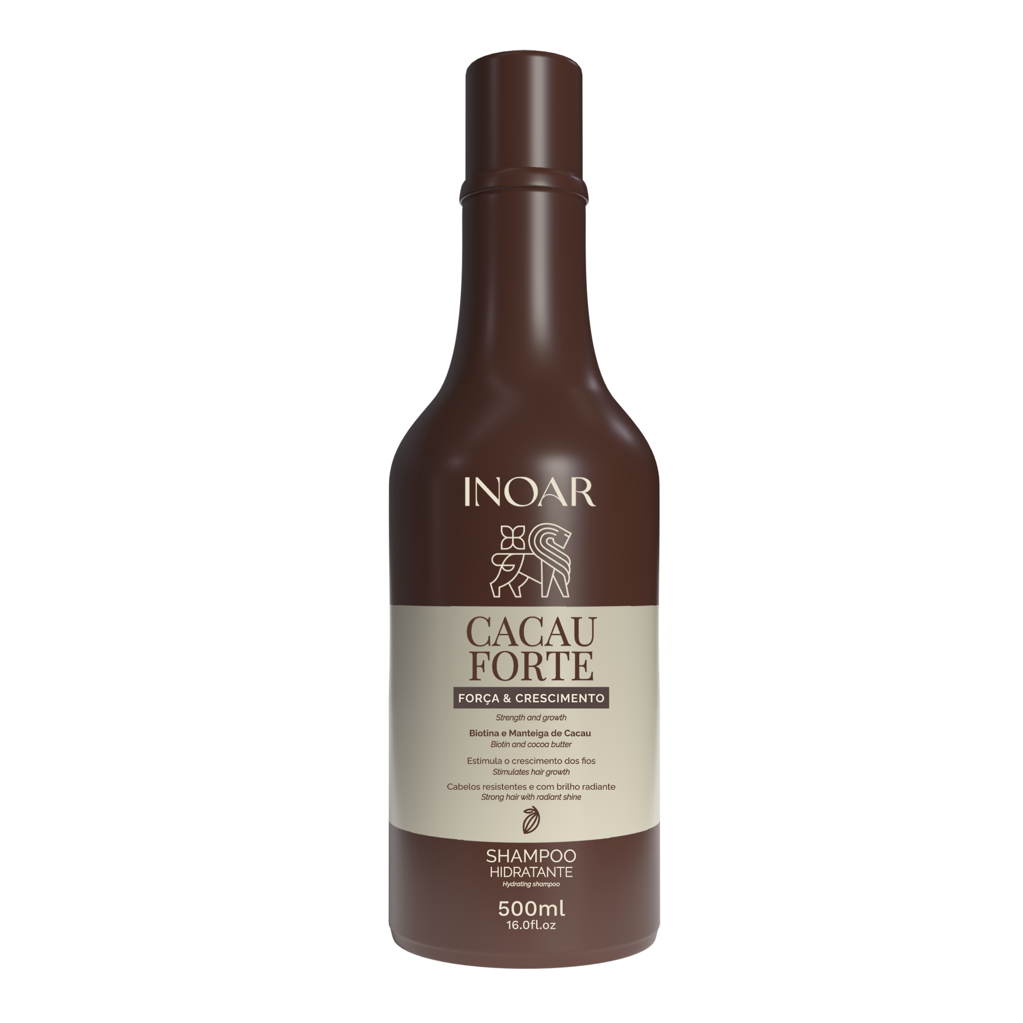 Inoar Cocoa Forte Shampoo - plaukus stiprinantis šampūnas su Biotinu