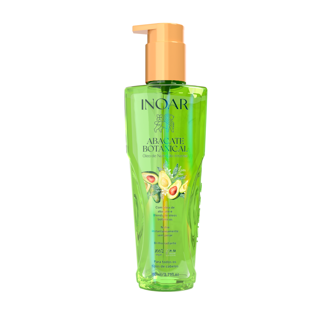 Inoar Botanical Avocado Oil - maitinantis avokadų aliejus plaukams 110 ml