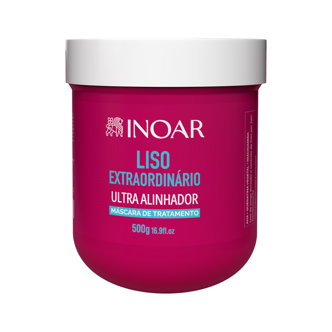 INOAR Liso Extraordinario Mask - plaukus glotninanti kaukė 500 g