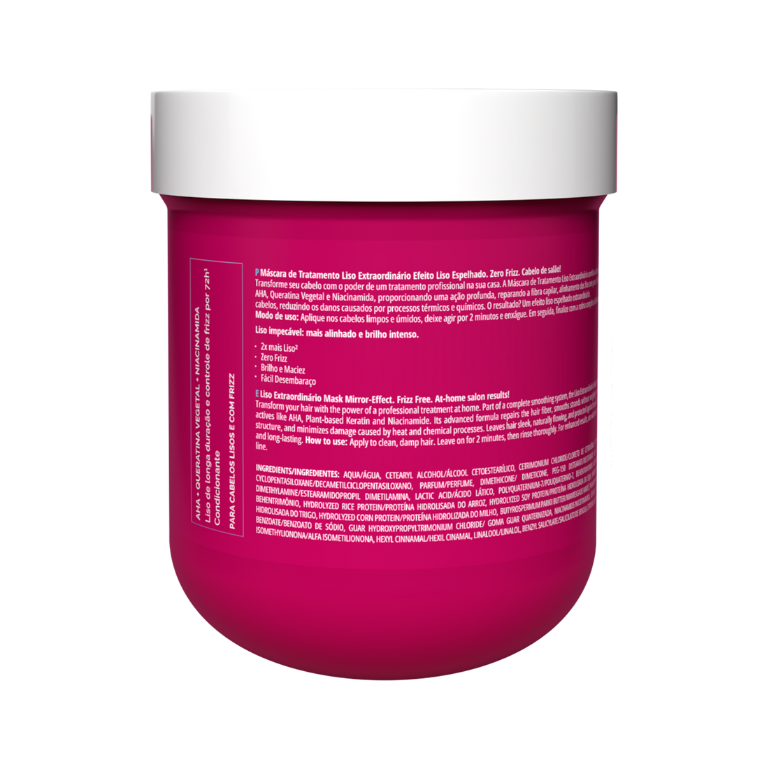 INOAR Liso Extraordinario Mask - plaukus glotninanti kaukė 500 g