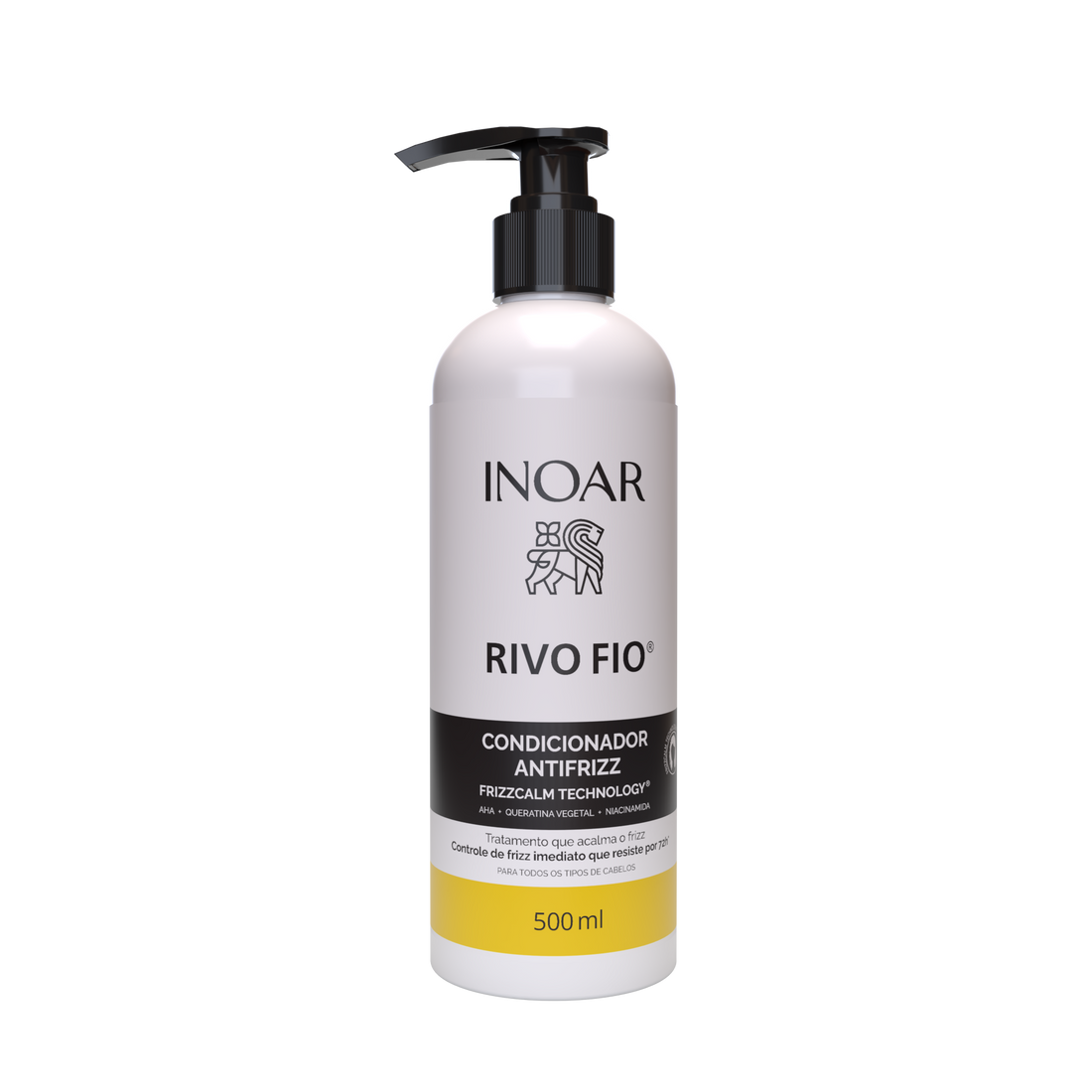 INOAR Rivo Fio Conditioner - anti-frizz kondicionierius plaukams 500 ml