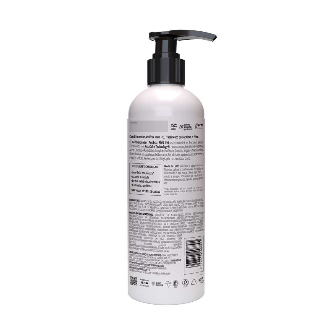 INOAR Rivo Fio Conditioner - anti-frizz kondicionierius plaukams 500 ml