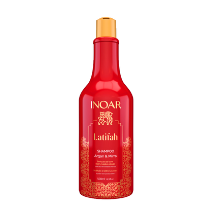 INOAR Latifah Shampoo - spindesio suteikiantis šampūnas plaukams