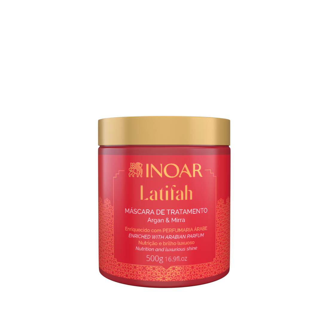INOAR Latifah Mask - spindesio suteikiantis kaukė plaukams 500 g