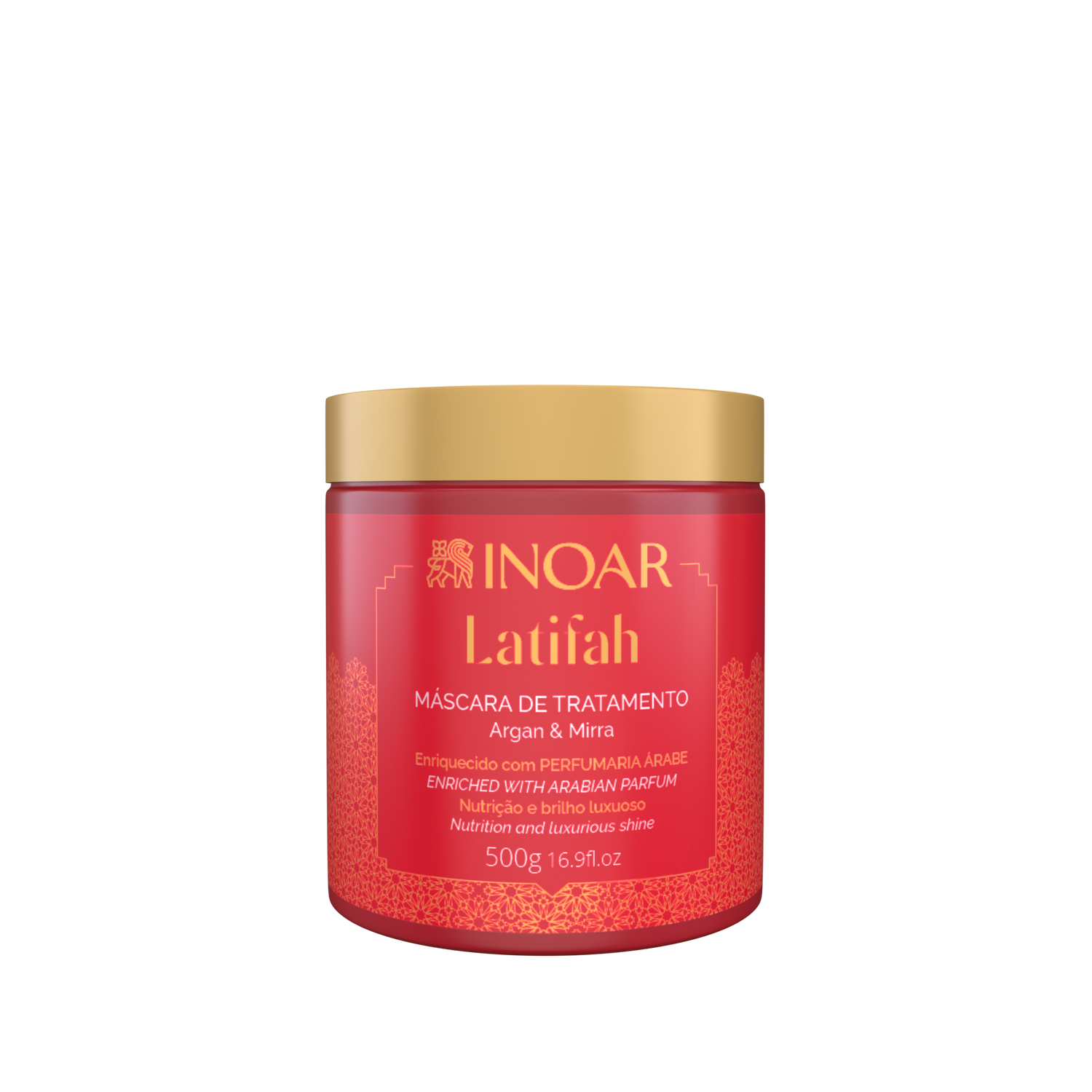 INOAR Latifah Mask - spindesio suteikianti kaukė plaukams 500 g