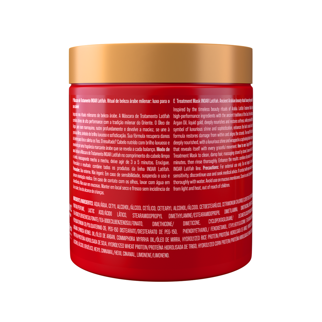 INOAR Latifah Mask - spindesio suteikiantis kaukė plaukams 500 g