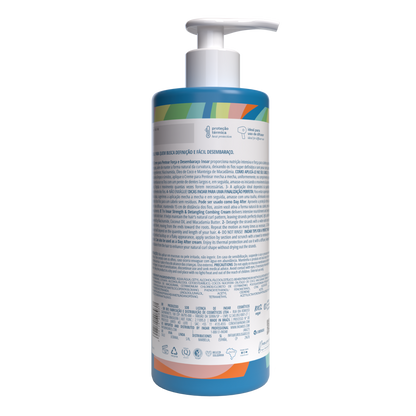 INOAR Curl Cream - šukavimą lengvinantis garbanų kremas 1000 ml