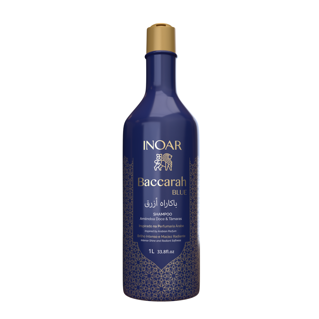 INOAR Baccarah Blue Shampoo - plaukus maitinantis šampūnas