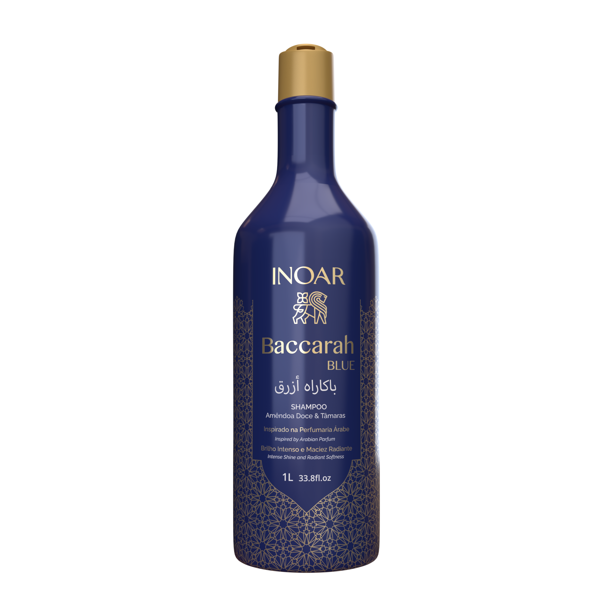 INOAR Baccarah Blue Shampoo - plaukus maitinantis šampūnas
