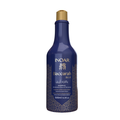 INOAR Baccarah Blue Shampoo - plaukus maitinantis šampūnas
