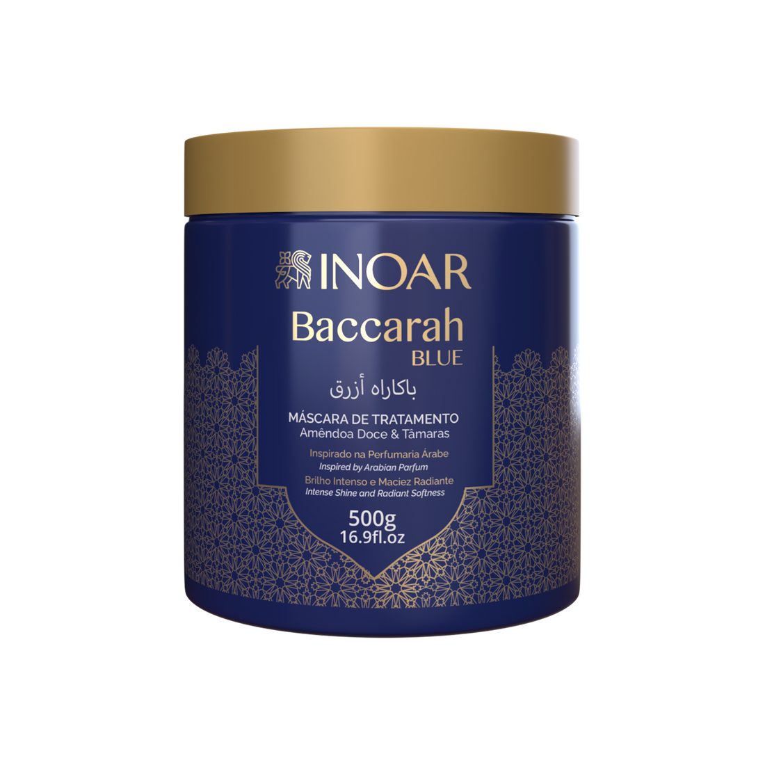 INOAR Baccarah Blue Mask - plaukus maitinanti kaukė 500 g