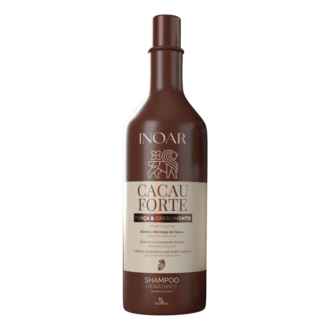 Inoar Cocoa Forte Shampoo - plaukus stiprinantis šampūnas su Biotinu