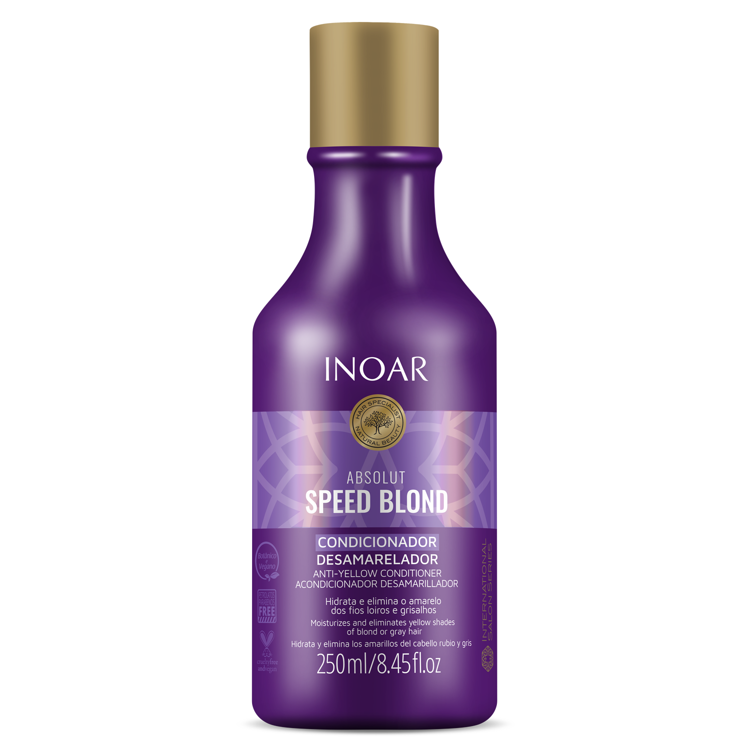 INOAR Absolut Speed Blond Conditioner - kondicionierius šviesiems plaukams