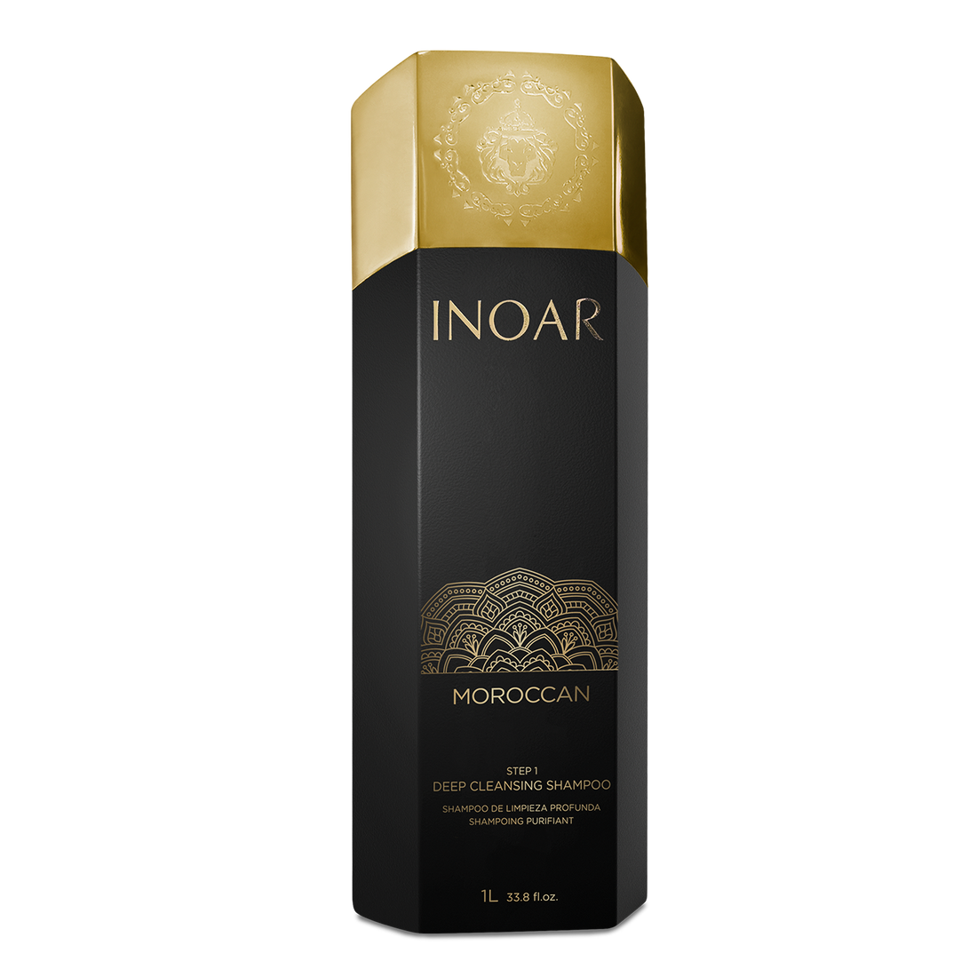 INOAR Moroccan Deep Cleansing Shampoo - giliai valantis šampūnas