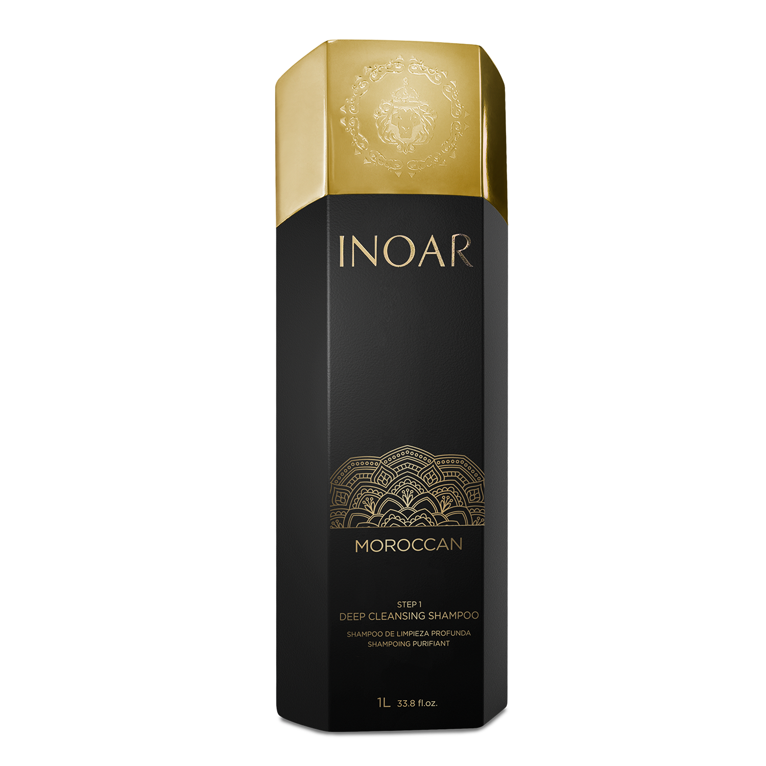 INOAR Moroccan Deep Cleansing Shampoo - giliai valantis šampūnas