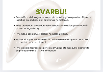 INOAR BTX Anti-frizz Mask - intensyviai plaukus glotninanti kaukė 200 g