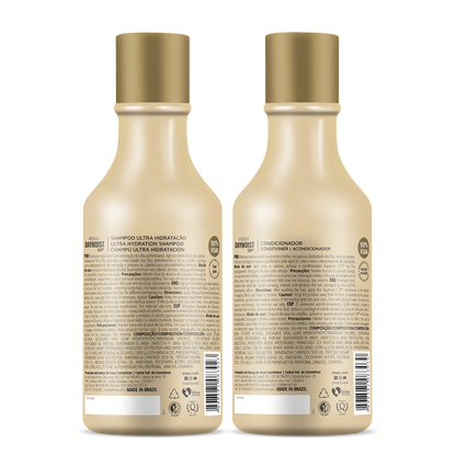 INOAR Absolut Daymoist Duo Kit - priemonių rinkinys chemiškai pažeistiems plaukams
