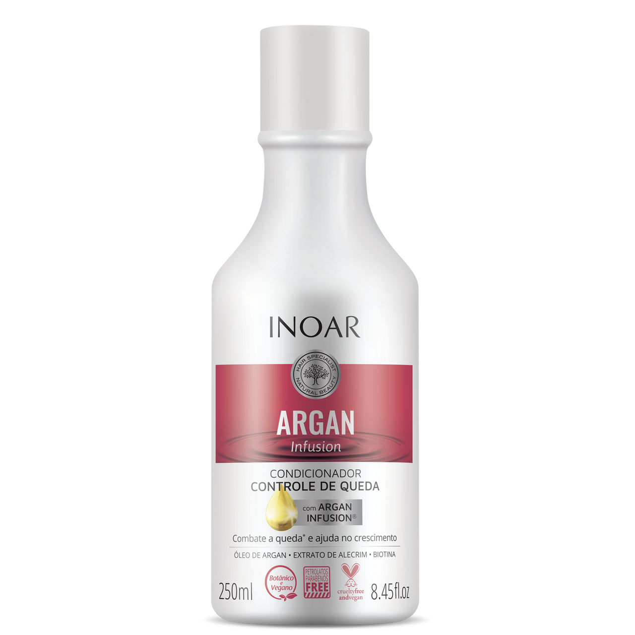 INOAR Argan Infusion Loss Control Conditioner- kodicionierius lūžinėjantiems plaukams 250 ml