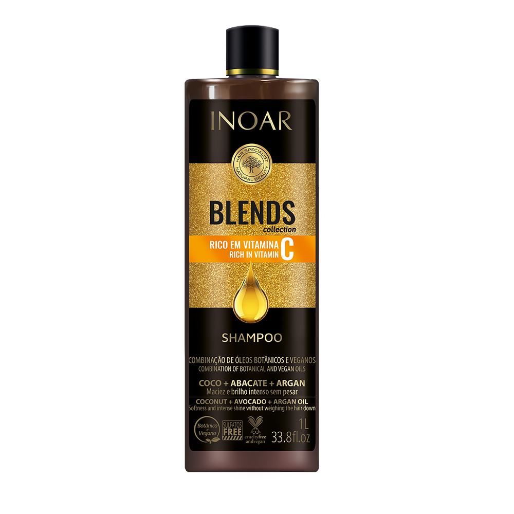 INOAR Blends Shampoo – šampūnas su vitaminu C 1000 ml