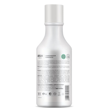 INOAR Argan Hydrating Duo Kit - plaukus drėkinantis šampūno ir kondicionieriaus rinkinys 500 ml+250 ml