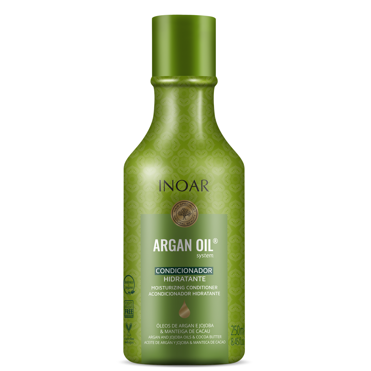 INOAR Argan Oil Conditioner - intensyviai drėkinantis kondicionierius su Argano aliejumi 250 ml
