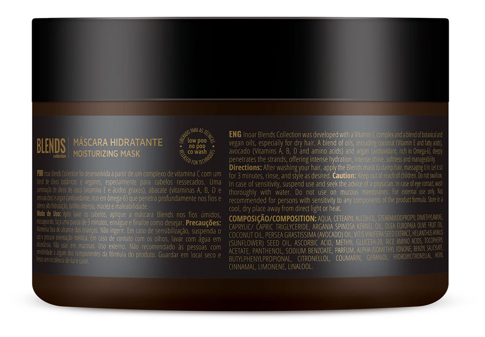 INOAR Blends Mask - kaukė su vitaminu C 250 g