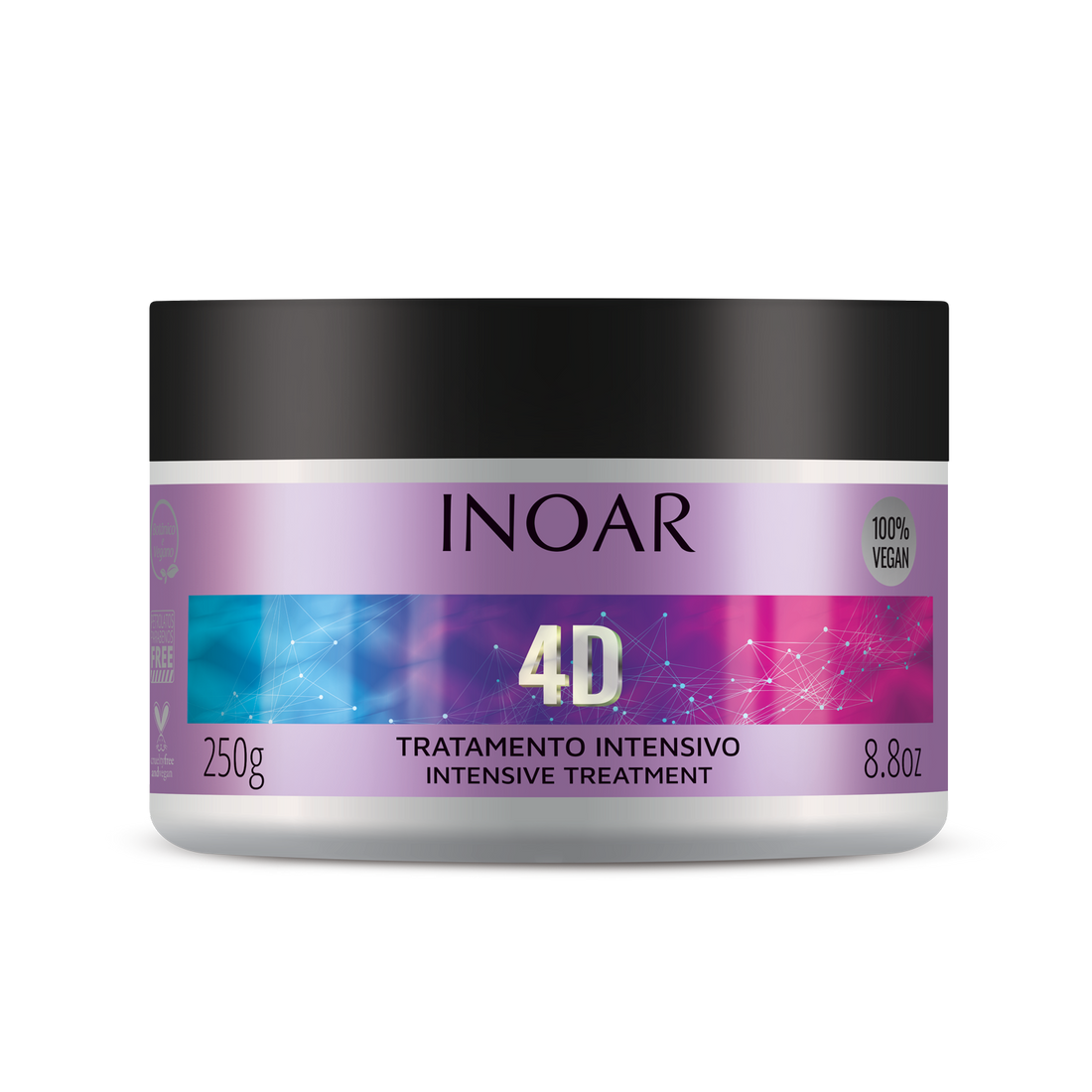 INOAR 4D Mask - 4 dimensijų kaukė 250 g