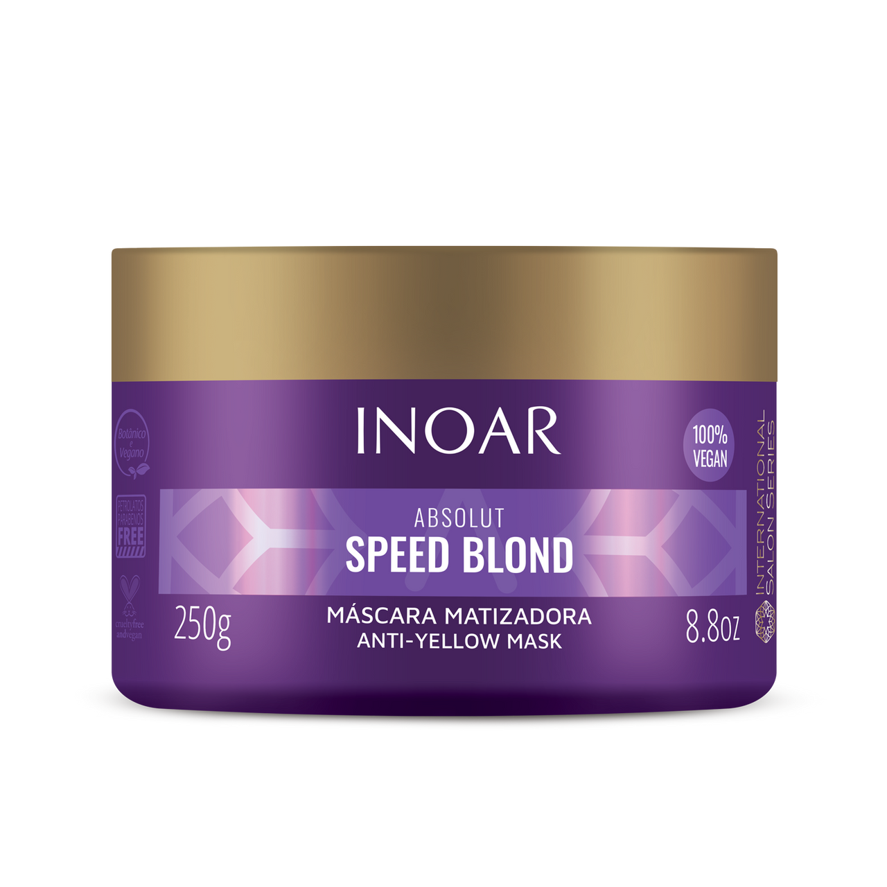 INOAR Speed Blond Mask - plaukų kaukė šviesiems plaukams 250 g