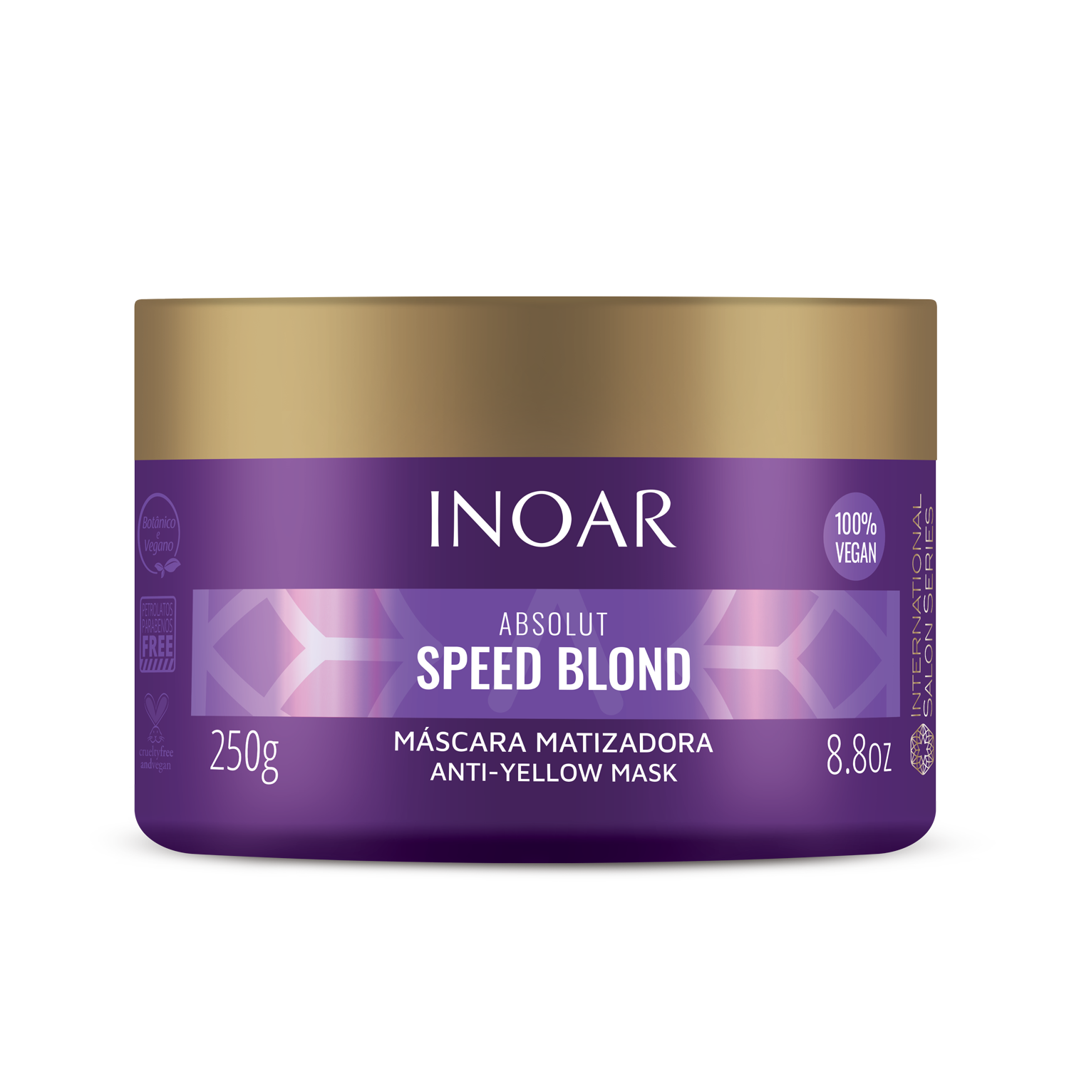 INOAR Absolut Speed Blond Mask - plaukų kaukė šviesiems plaukams