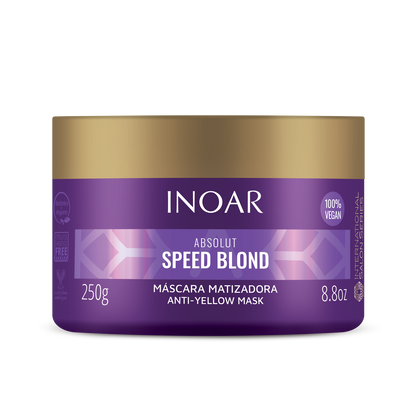 INOAR Absolut Speed Blond Mask - plaukų kaukė šviesiems plaukams