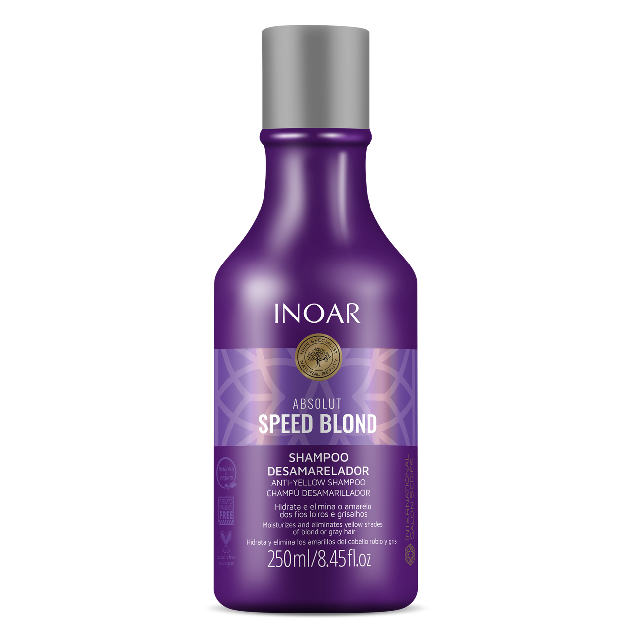INOAR Speed Blond Shampoo - šampūnas šviesiems plaukams 250 ml