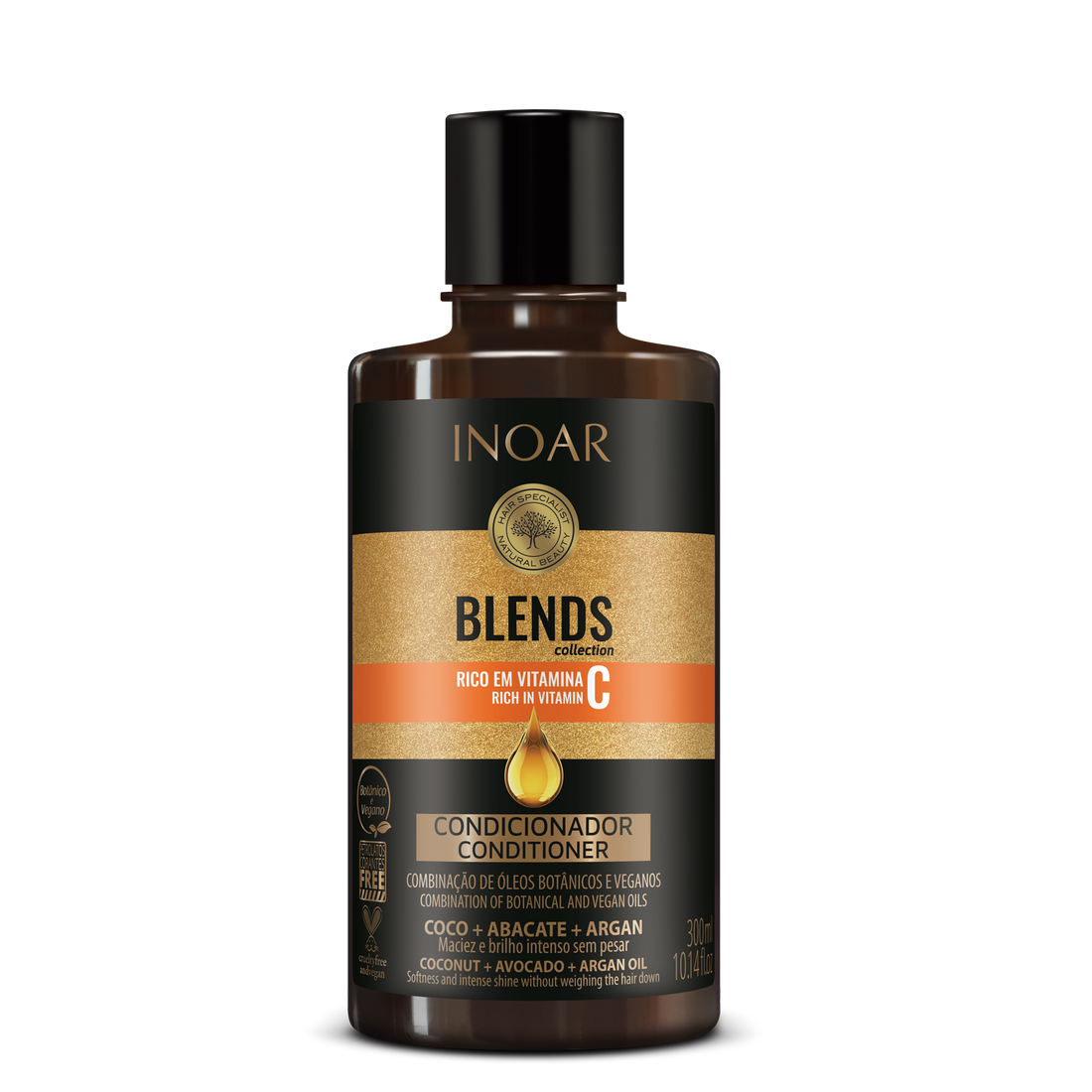 INOAR Blends Conditioner – kondicionierius su vitaminu C 300 ml