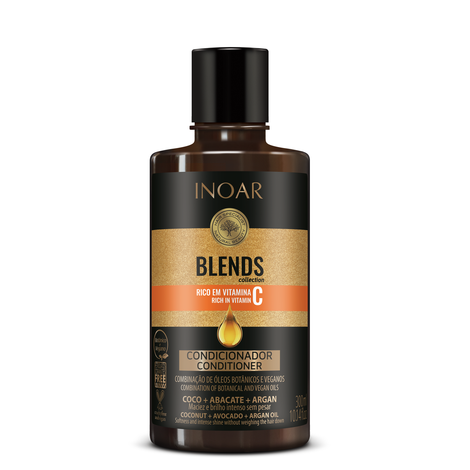 INOAR Blends Conditioner – kondicionierius su vitaminu C 300 ml