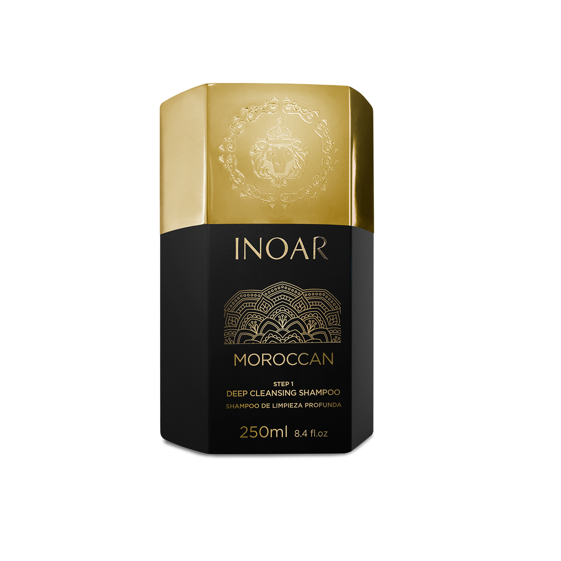 INOAR Moroccan Deep Cleansing Shampoo Step 1 - giliai valantis šampūnas 250 ml